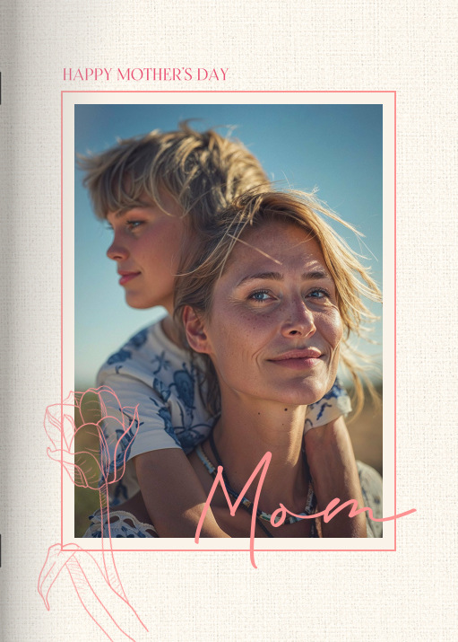 Heft 'Mother's Day' im Format A5 hoch