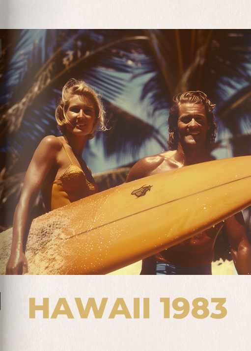 Heft 'Hawaii' im Format A5 hoch