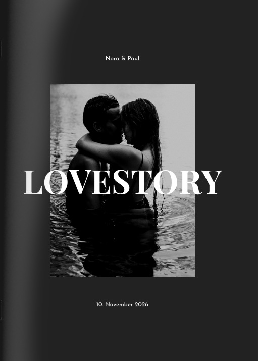Heft 'Modern Love' im Format A5 hoch