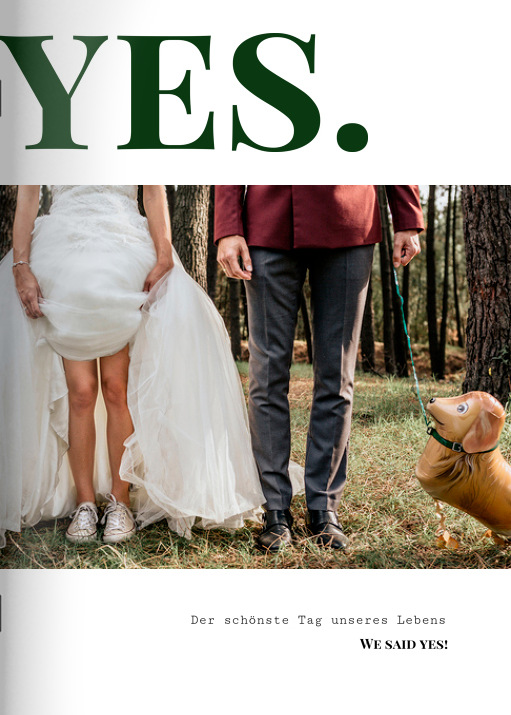 Heft 'I Do.' im Format A5 hoch