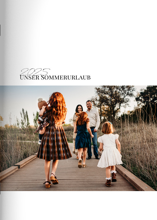 Heft 'Modern' im Format A4 hoch