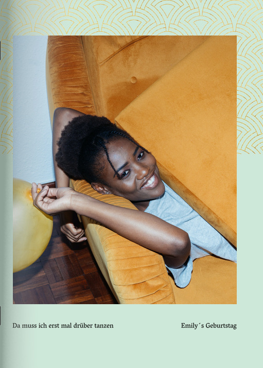 Heft 'Artdeco Mint' im Format A4 hoch