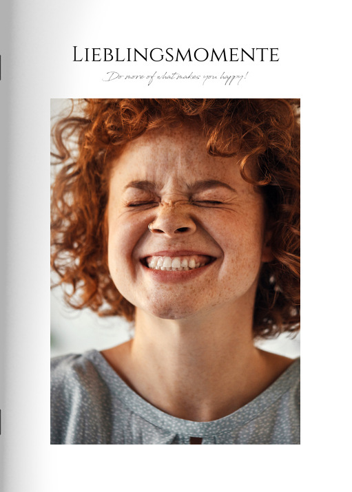 Heft 'Simple White' im Format A4 hoch