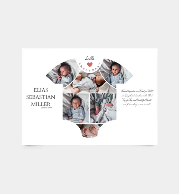 Fotocollage 'Sweet Baby'