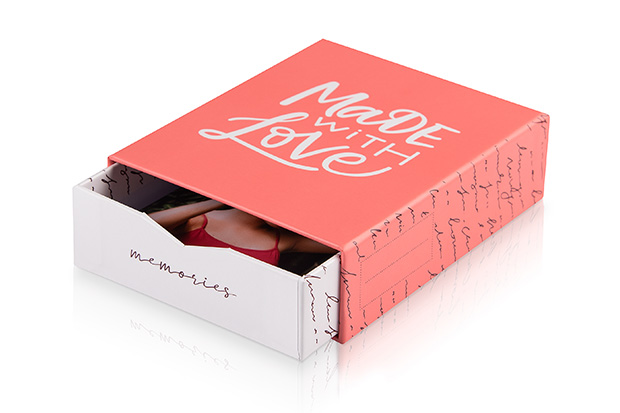 Bilderbox mit 100 Fotos im Design 'Liebesbrief'