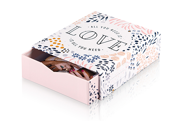 Bilderbox mit 100 Fotos im Design 'Lovely Memories'