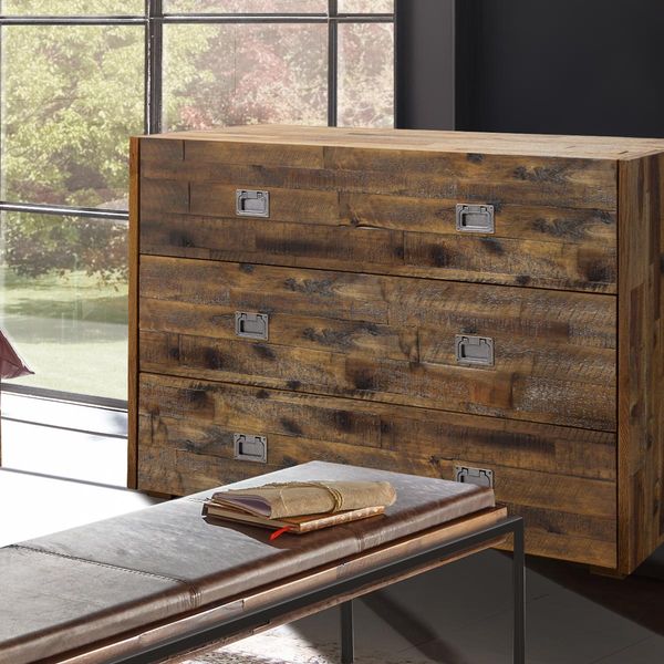 Kommode Slonus Akazie Massivholz mit Schubladen