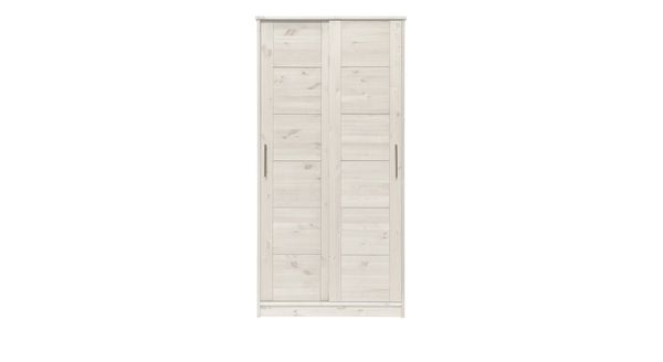 Schiebetüren-Kleiderschrank Kids Paradise Kiefer Massivholz