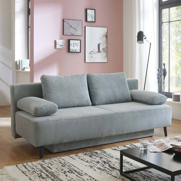 Schlafsofa Peluca Cord mit Bettkasten