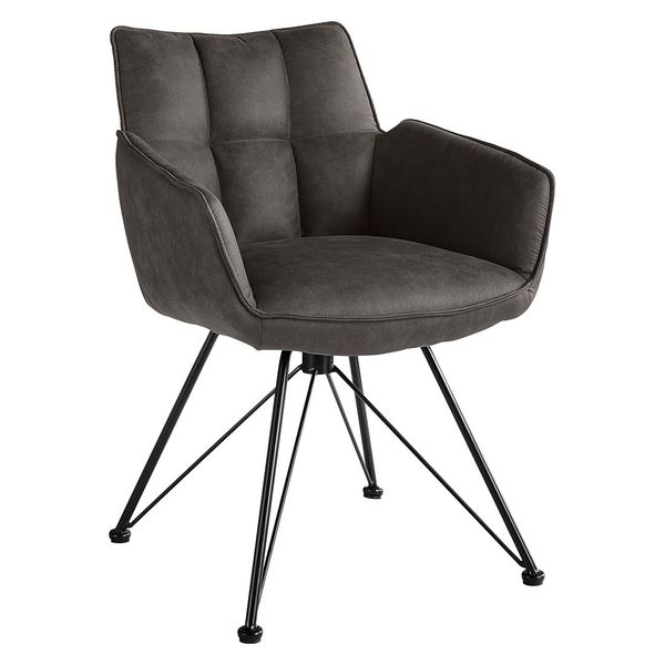 set one Armlehnstuhl Frisco Mikrofaser Designer-Gestell