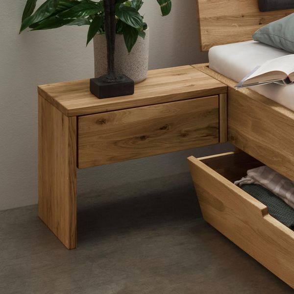 Nachttisch Kärnten Wildeiche Massivholz H 43cm
