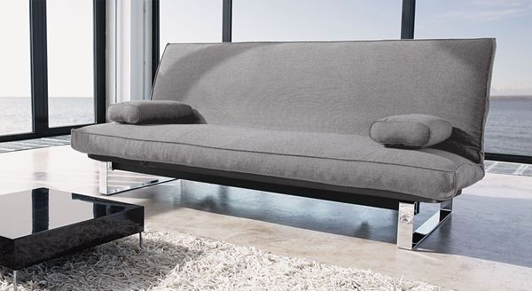 Schlafsofa Astoria Webstoff/Cord mit Lattenrost und Stauraum
