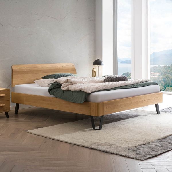 Bett Edimt Eiche Massivholz