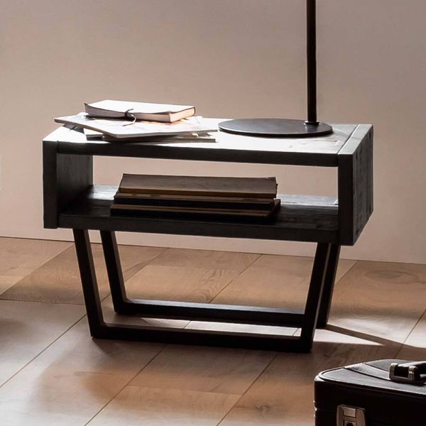 Nachttisch Slonus Akazie Massivholz H 36cm