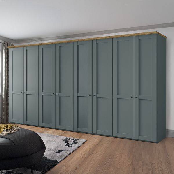 Drehtüren-Kleiderschrank Sapitwa H 216cm