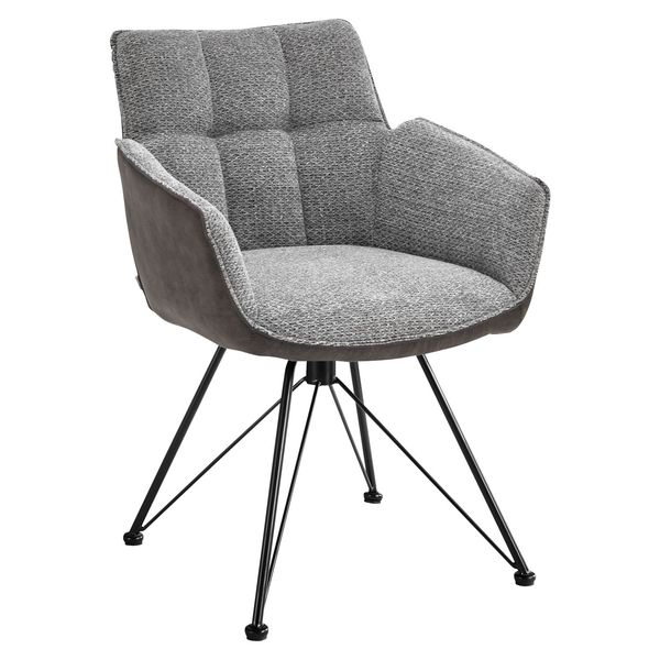 set one Armlehnstuhl Frisco Chenille Designer-Gestell