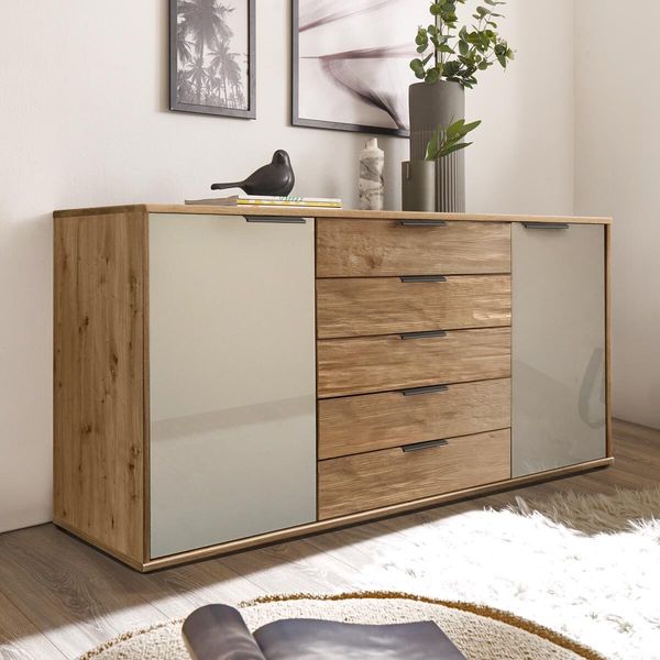 Musterring Sideboard San Francisco Eiche teilmassiv mit Schubladen