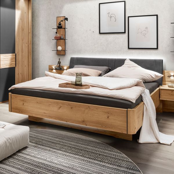 Bett Mateo Komfort Eiche Dekor