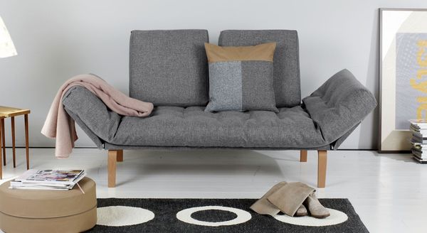 Schlafsofa Steward Webstoff/Cord mit Lattenrost