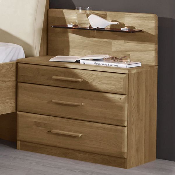 Nachttisch Praia Eiche teilmassiv H 50cm