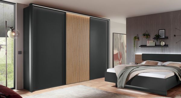 Schwebetüren-Kleiderschrank Yamen