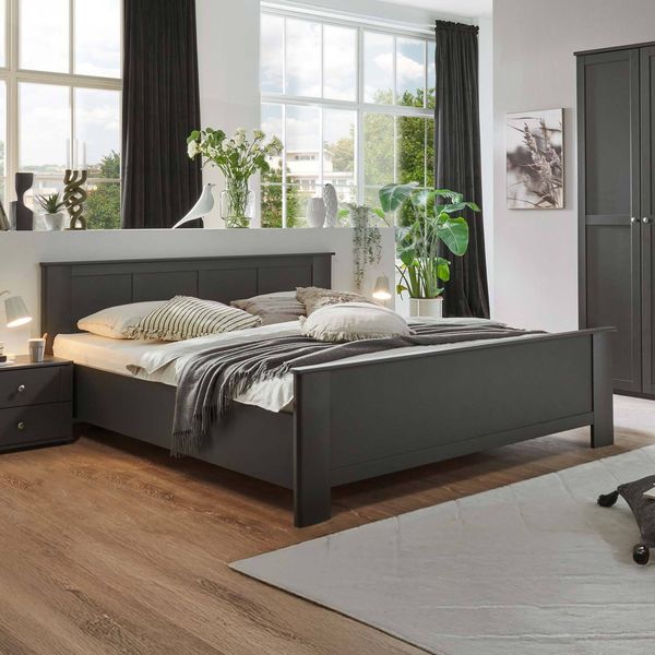 Bett Eliro Graphit Dekor