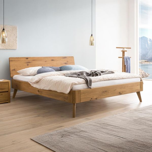 Bett Dosima Wildeiche Massivholz