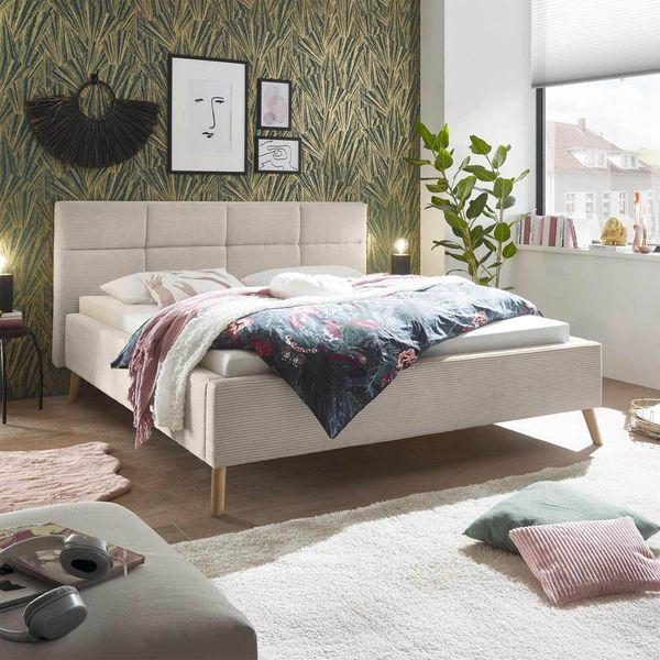 set one Cary Komfort Polsterbett Cord Poso