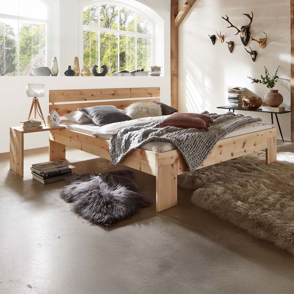 Bett Bondone Komfort Zirbe Massivholz