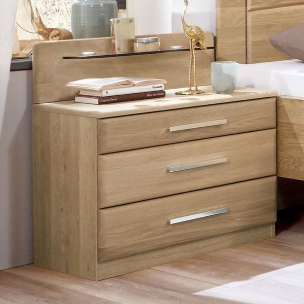 Nachttisch Bloomfield Eiche teilmassiv H 50cm