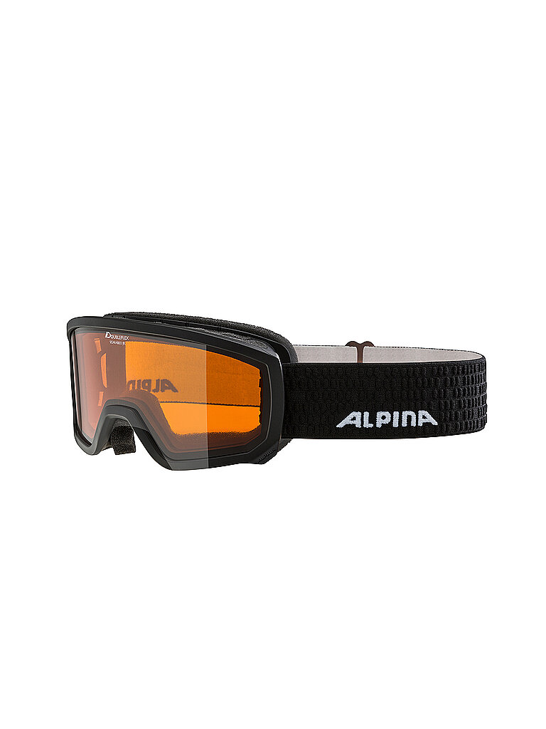 ALPINA Kinder Skibrille Scarabeo JR DH schwarz