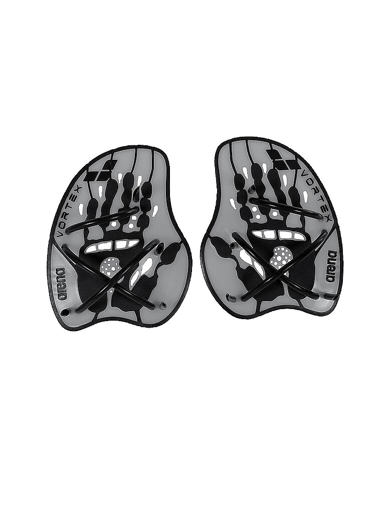 ARENA Vortex Evolution Hand Paddles silber | M