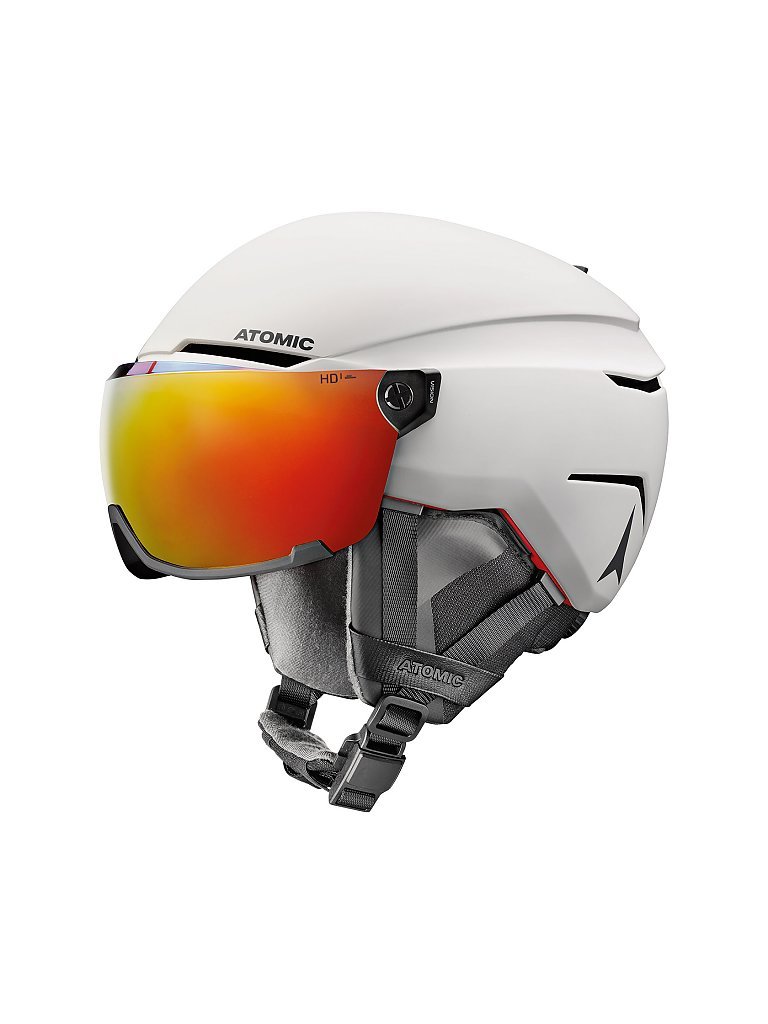ATOMIC Skihelm Savor Amid Visor HD weiss | 51-55CM