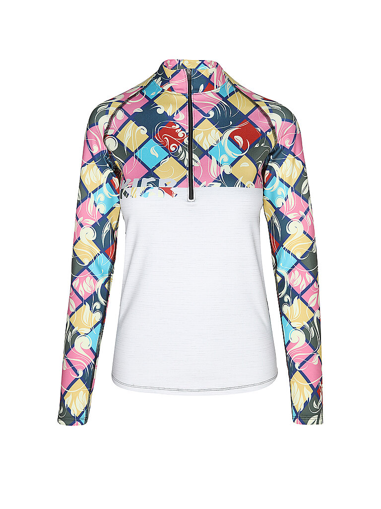 FREISEIN Damen Unterzieh Zipshirt Ski Mounten  hellgrau | XS