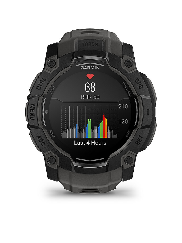 GARMIN GPS-Multisport-Smartwatch Instinct® 3 50mm Amoled schwarz
