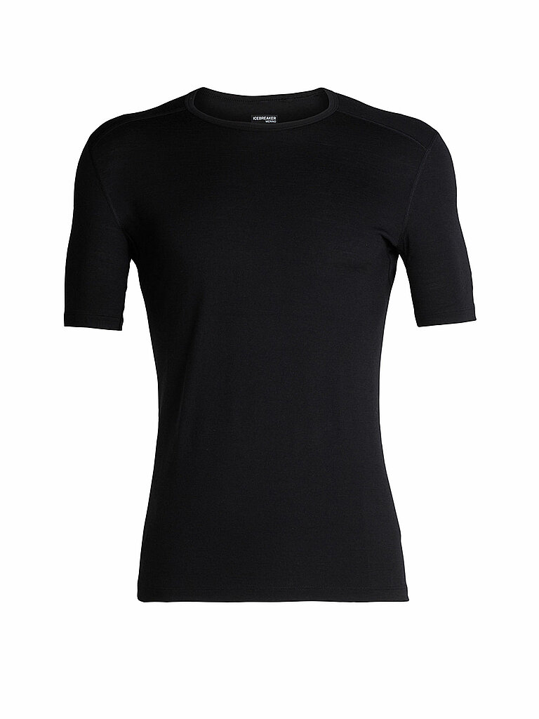 ICEBREAKER Herren Funktionsshirt Merino 200 Oasis SS schwarz | S