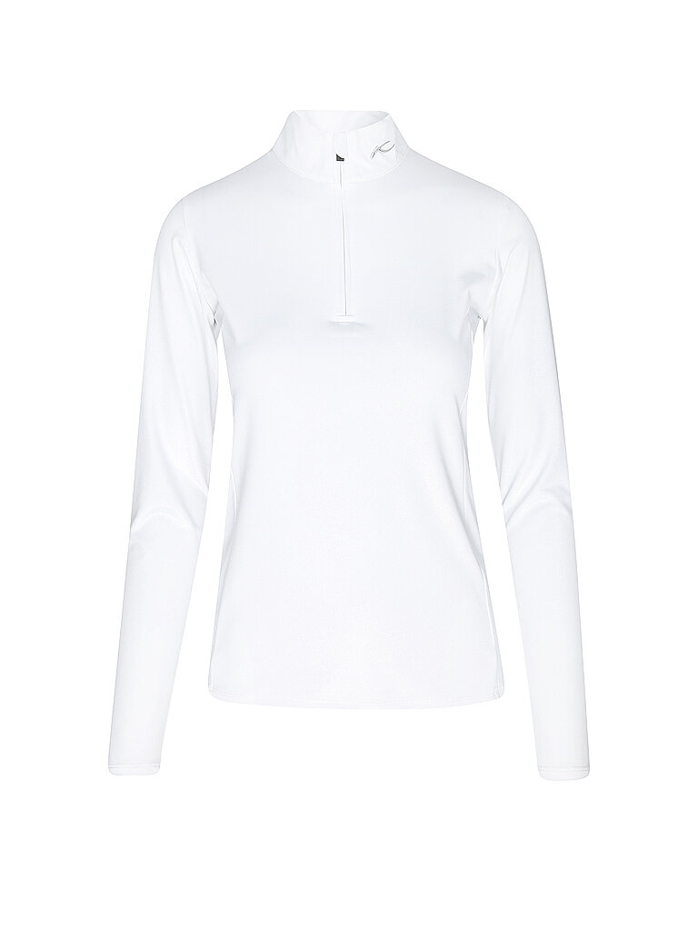 KJUS Damen Unterzieh Zipshirt Motion Print weiss | 38