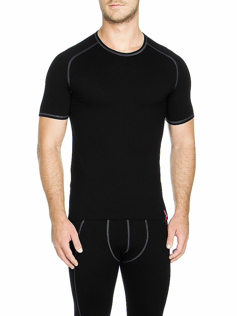 LÖFFLER Herren Funktionsshirt TRANSTEX® WARM schwarz | 46