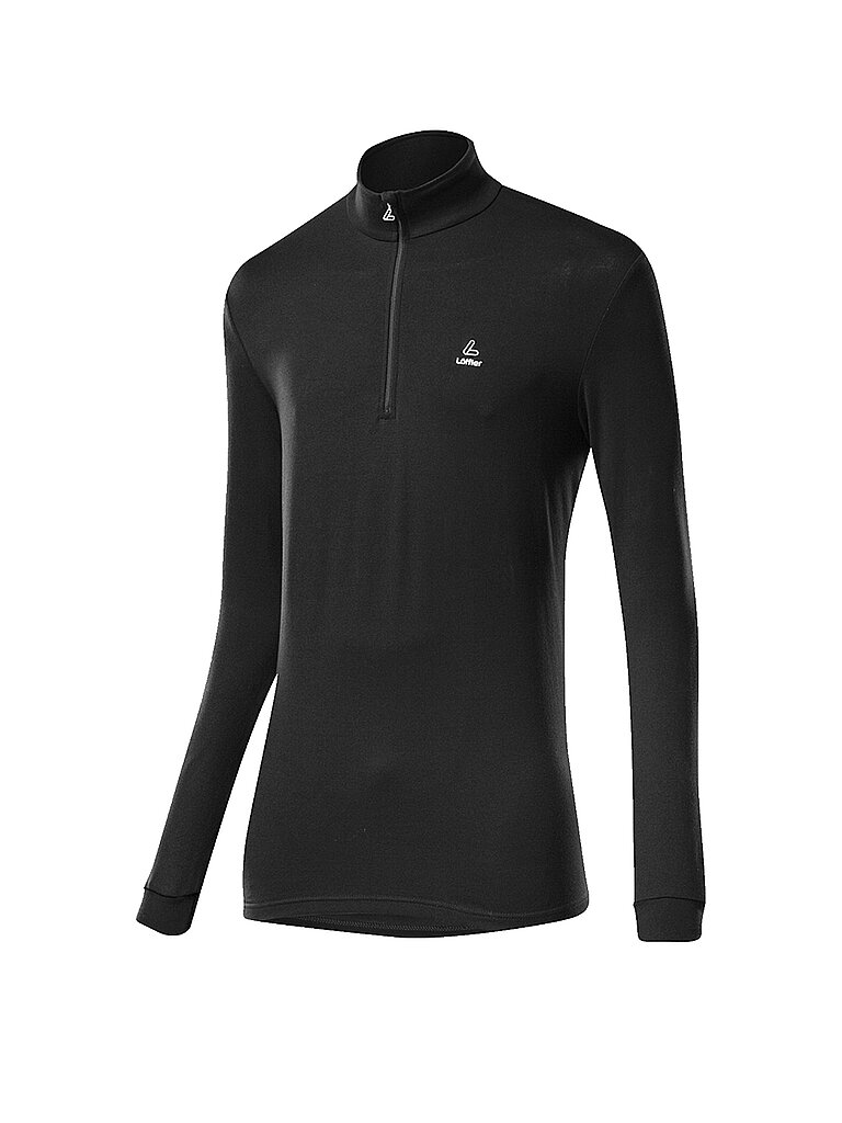 LÖFFLER Herren TRANSTEX® Pulli Basic CF schwarz | 48
