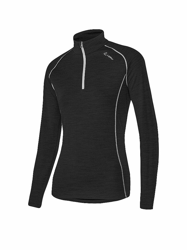 LÖFFLER Damen Ski-Unterzieher Transtex Merino schwarz | 40
