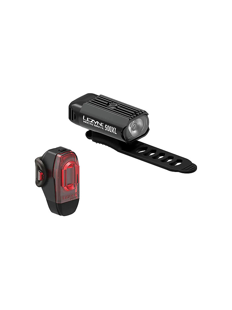 LEZYNE Fahrrad-Beleuchtungsset Hecto Drive 500XL / KTV+ schwarz