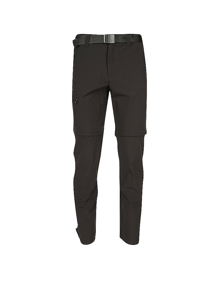 MAIER SPORTS Herren ZippOff-Wanderhose Tajo T schwarz | 46 (kurz)