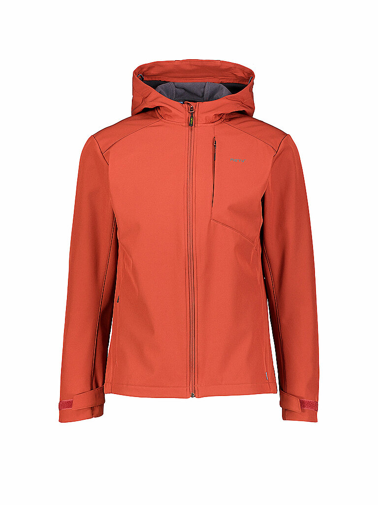 MERU Herren Softshell Jacke Toulouse Hoodie braun | XXXL
