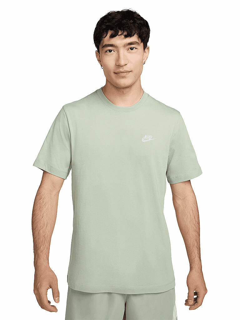 NIKE Herren T-Shirt Nike Sportswear Club olive | S