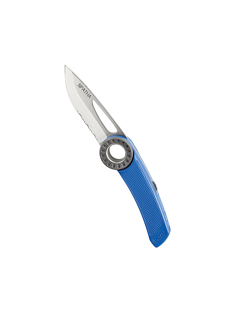 PETZL Messer Spatha blau