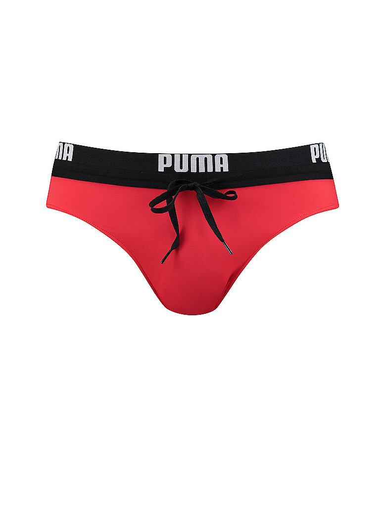 PUMA Herren Badeslip rot | S