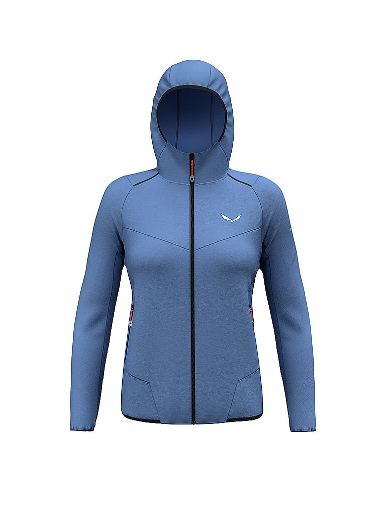 SALEWA Damen Softshell Jacke Pedroc DST Light Hoodie hellblau | 34