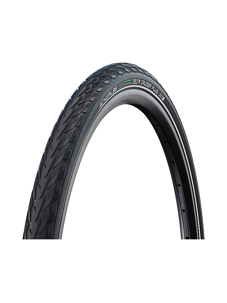 SCHWALBE Fahrradreifen Delta Cruiser Plus Reflex 28 x 1.50 (40-622) schwarz