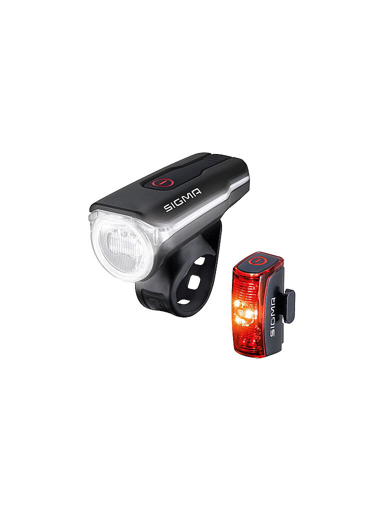 SIGMA Fahrrad-Beleuchtungsset Aura 60 USB / SIGMA Infinity schwarz