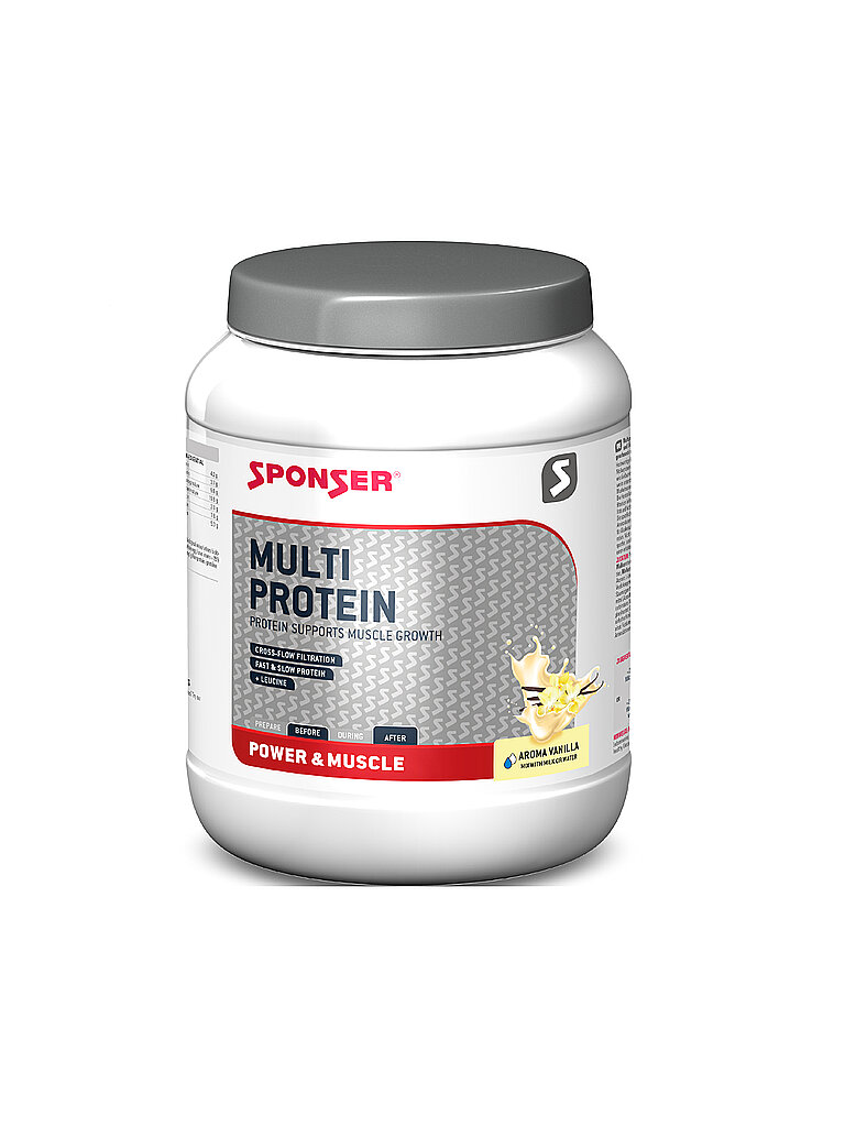 SPONSER Proteinpulver Multi Protein Vanilla bunt